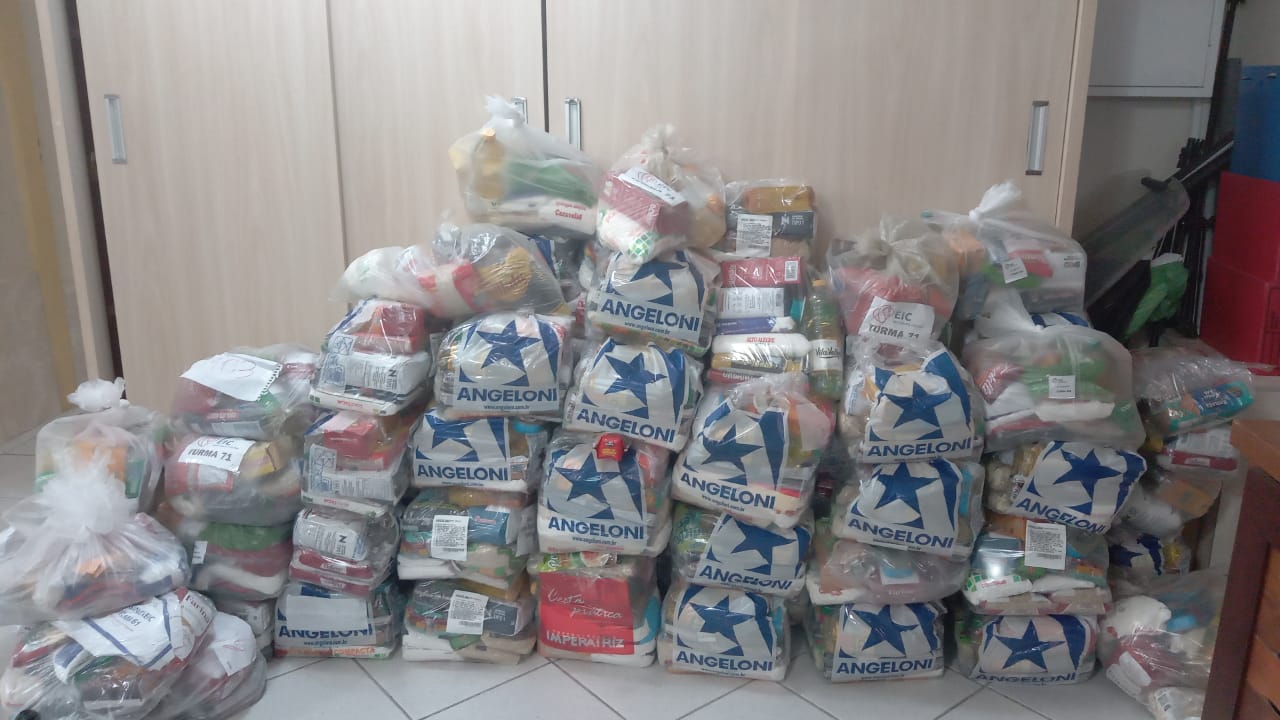 Gincana do EIC 2024: Solidariedade vence e 400 cestas básicas são doadas para entidades da Rede ASA