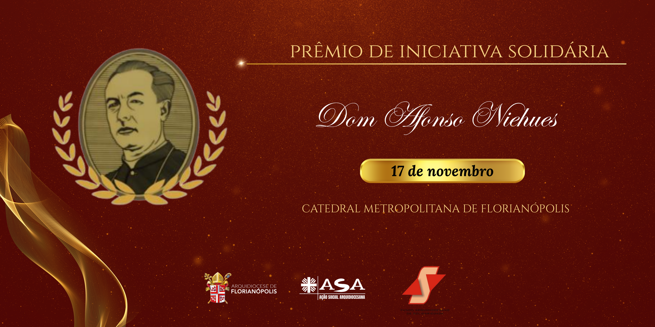 Prêmio Dom Afonso Niehues reconhece iniciativas solidárias no dia 17 de novembro